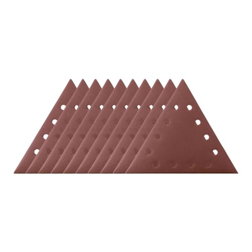 Scheppach 7903800603 Zubehör für Schleifgerät/Schleifpapierset, passend für den Trockenschleifer DS210, dreieckig, Körnung: 120, 280 x 280 x 280 mm