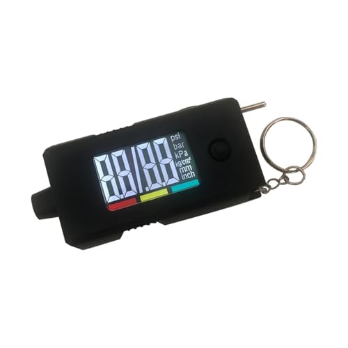 Cabilock Medidor Digital de Presión y Profundidad de Neumáticos Calibrador Ergonómico para Coche y Camión Pantalla Clara y Diseño Antideslizante Fácil de Transportar con