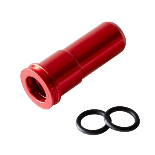 Tactical Airsoft CNC Machined Aluminum Double O-Ring M4 Air Nozzle For Ver.2/3 Geabox(21.4MM) (1)
