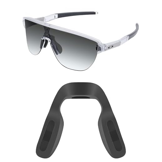 Mryok Almofadas de nariz de reposição para óculos de sol Oakley Actuator OO9250 - Cinza