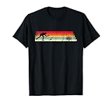 Kegeln Silhouette Retro Farben Design für Sportkegler T-Shirt