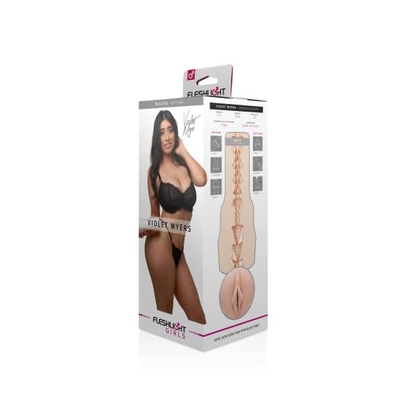 Fleshlight Violet Myers Waifu (Lady) - SuperSkin Masturbator, Sex-Spielzeug extrem realistisch – Bild 7