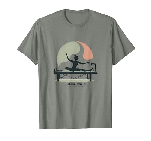 Reform Studio Reform Soul Pilates Design T-Shirt, Men, Olive Heather, 3X-Large