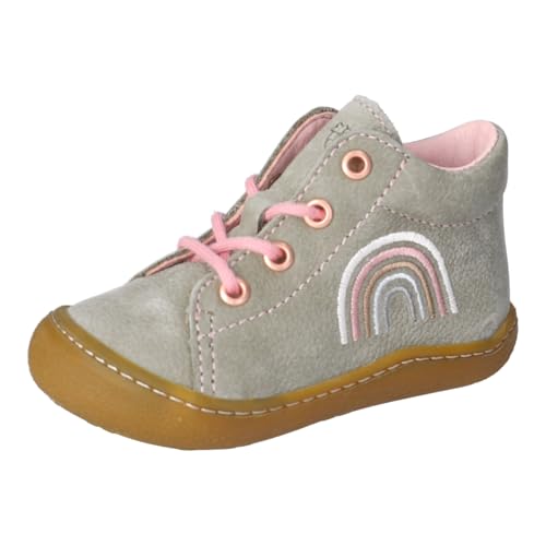 RICOSTA Kally Toddler Boys Girls Low Top Sneakers Loose Walking Shoes Terrace, Eucalyptus Rose Rainbow 530, 21 EU