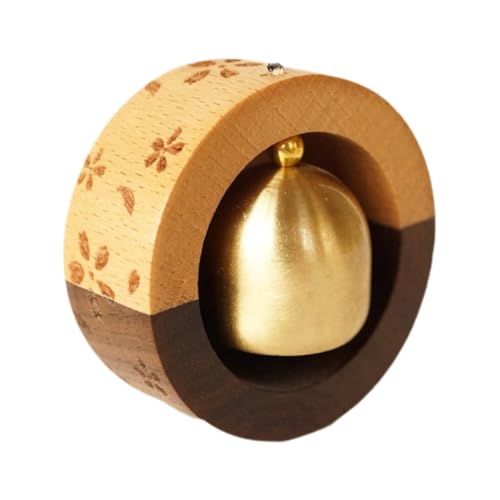 Timbre decorativo de madera para apertura de puerta, adorno para nevera y oficina