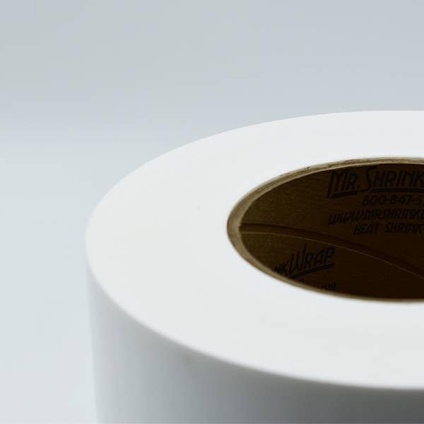 Mr. Shrinkwrap Roll of 6" X 180' Shrink Film Tape - White - MSW-706W