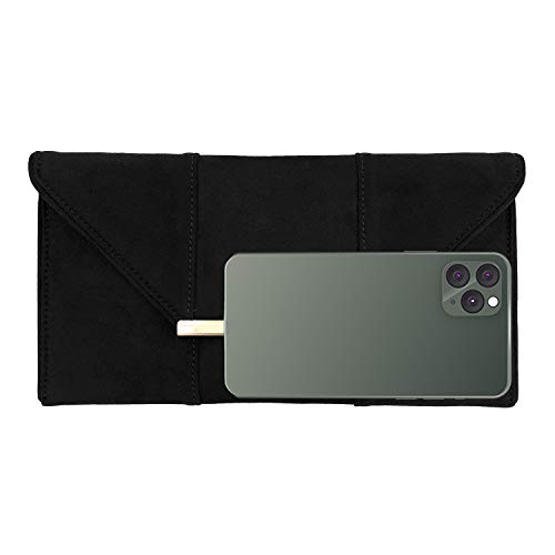 Image of JNB Faux Microsuede Envelope Clutch