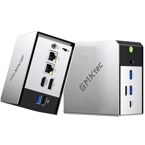 GMKtec Nucbox M5 Plus Mini-PC Gaming - Mini-Ordinateur AMD Ryzen 7 5825U avec 32 Go (2x16 Go) DDR4,...