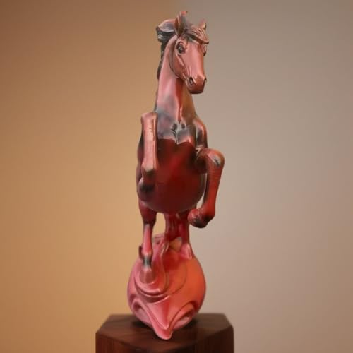 Statue de cheval en résine pour décoration de table moderne - 7