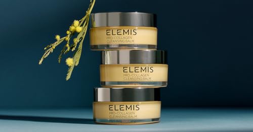 Best Facial Cleansers for Large Pores After 50 2 ELEMIS Pro-Collagen Cleansing Balm - 3-in-1 Daily Face Cleanser - Removes Waterproof Makeup - Lavender and Chamomile Oil Blend - 100g