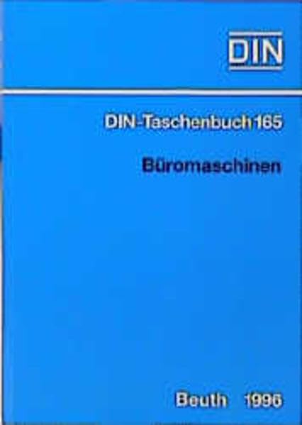 Informationstechnik, Tl.3, Büromaschinen: Normen. (Informationstechnik 3) (DIN-Taschenbuch)