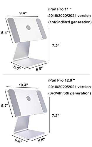 BongBingBoo iPad Pro Ständer, verstellbare Tablet-Halterung, magnetische Halterung, Dockingstation für Apple iPad Pro 11… – Bild 7
