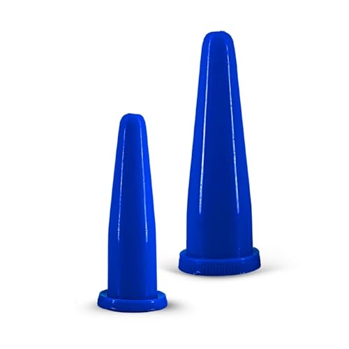 Anal Dilator Rectal Pack of 2 (Large, Small Size) Blue