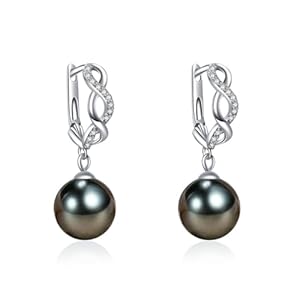 Gifts for Women: Pearls Earring for Wife, Mom, Birthday, Wedding, Christmas, Valentine’s Day