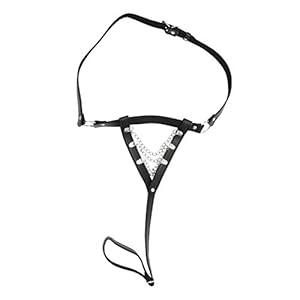 EXCEART Sexy Harness Verstelbare Slips Met Ketting Vrouwen Beperkt Band Band Op Ondergoed Harnas Voor Lesbiennes Koppels…