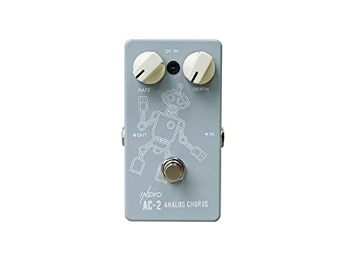 Monoprice Vintage Analog Chorus Guitar Effect Pedal - AC-2, True Bypass - Indio Series