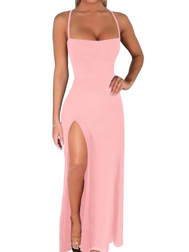 Ulovmi Formal Wedding Guest Dress Women Sexy Bodycon Elegant Maxi Gown for Evening Dinner Prom High...