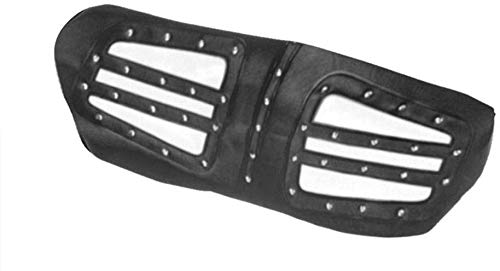 BR Leatherette Bike Seat Cover Black & White for Yamaha YBR 125-image-35