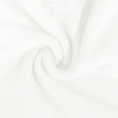 Besserbay Big Boy Girl Terry Zip Up Swim Cover Up Solid White Short Sleeve Beach Towel #2 13-14 Years #TOP5