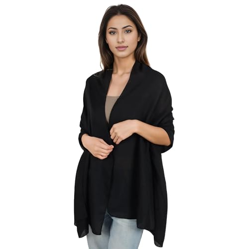 Anna-Kaci Womens Lightweight Chiffon Long Fashion Scarves Solid Color Fall Wrap Shawls4