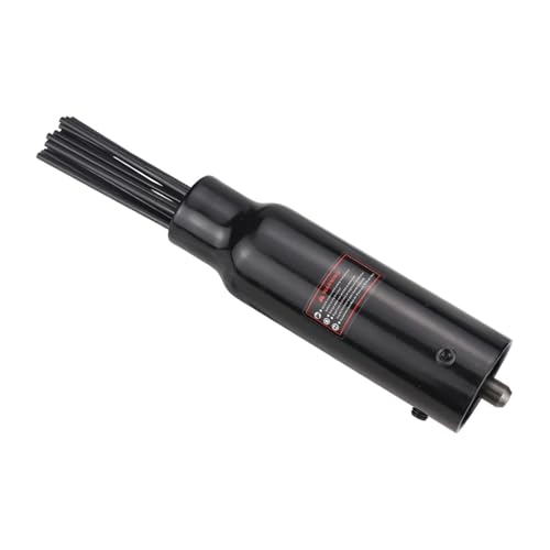 Martillo Cincelador, Kit de herramientas de aguja for descalcificador de aire, 19 pines, compatible con martillo cincel de aire, elimina pintura y óxido, limpiador de escoria,Arena de Fundición Limpi