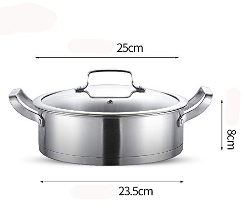 Batterie de cuisine 18/10 inox induction set de 3 marmites haut de gamme - 3