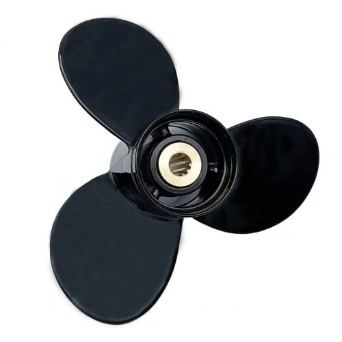 Propeller 8-20 PS, 9-1/4x9R, 3 Blade, 10 Zahn für Suzuki Außenbordmotoren Boot Yacht