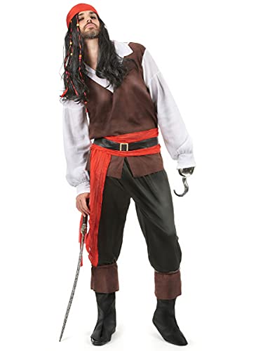 Atosa disfraz pirata hombre adulto corsario XL