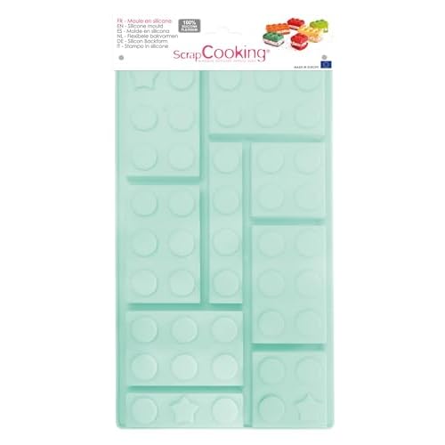 Unbekannt ScrapCooking 3160 Silikon-Backform, Blau, 32 x 17,5 x 3 cm