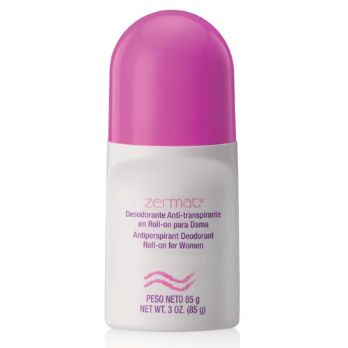 ZermatDeodorant for Woman, Zentimento Giselle, Roll-On Deodorant 24 h Antiperspirant, Warm and Floral Scent 3 Oz.