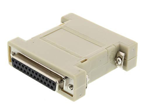 Null Modem Adapter for Serial Cables - DB25 Male to Female