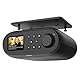 Hama Internetradio mit Digitalradio (WLAN/DAB+/DAB/UKW, Bluetooth, Spotify Streaming, 30 Speicherplätze, 2 Direktwahltasten, Radiowecker, Unterbauradio, 2,4 + 5 GHz, 2,4“ Farbdisplay, 5W) schwarz