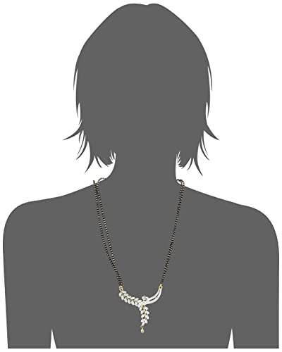 Pride American Diamond Plated Mangalsutra Set