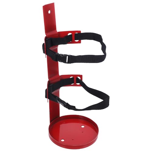Healeved Soporte de Pared para Extintor de Incendios de 2-4 Kg Gancho de Hierro Resistente para Montaje Seguro en Hogar Oficina y Coche Accesorio Práctico para Seguridad contra