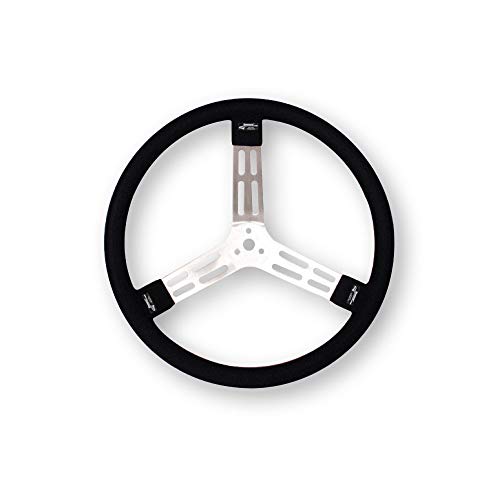 Longacre 52-56811 17 in Aluminum Steering Wheel, Black