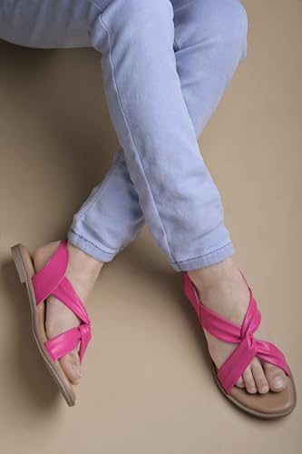 Image of Shoetopia Cross Strap Flat Sandals For Women & Girls