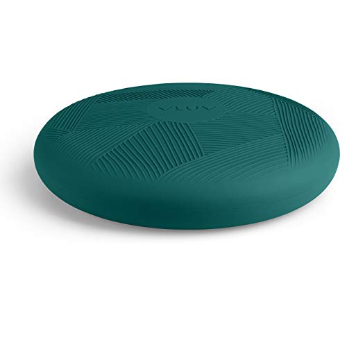 VLUV Ped Lines - Cojín de equilibrio (PVC, 36 cm), color verde y azul Cover
