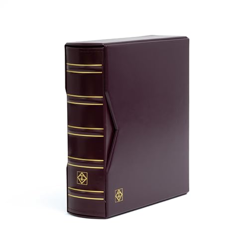 Leuchtturm 319991 Scrapbook per 200 FDC First-Day-Cover o Lettere in C6, incl. Custodia - Rosso