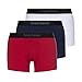 Produktbild bruno banani Herren Short 3er Pack Energy Cotton Boxershorts, Mehrfarbig (Rot//Navy//Weiß 2754), Small (Herstellergröße: S)