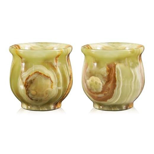 Shot Glasses Sake Cups Green Onyx Handmade Marble Tequila Shots Glass - Double Shot Glasses - Wine champagne Glass For Home Bar Small Shot