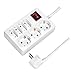 LogiLink Power Outlet Strip 7-compartimiento, 5 M, Colour White, lps210