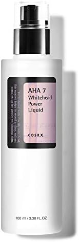 COSRX7% Glycolic Acid Whitehead Removing Power Liquid, 3.38 fl.oz, AHA Exfoliant, Exfoliating Toner for Face & Body, Pore Minimizer, Korean Skin Care