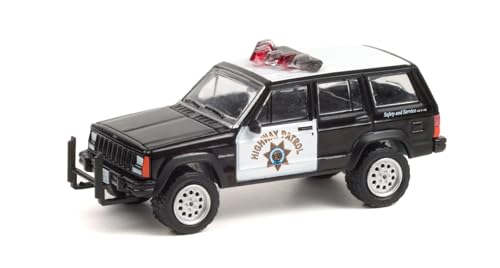 1993 Cherokee California Highway Patrol modelo escala 1:64 miniatura 1