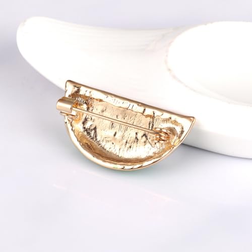 Image of VALICLUD 3PCS Retro Stylish Personality Alloy Brooch Pin Fashion Jewelry Fashion Watermelon Shaped Brooch