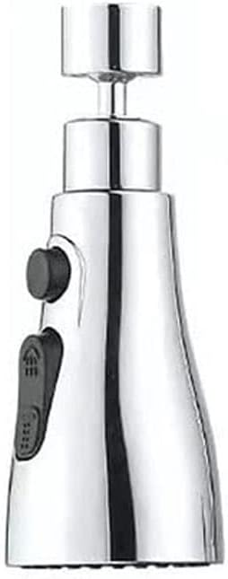 360°Rotatable Universal Splash Filter Faucet Sprayer Flexible Faucet Nozzle Bathroom Kitchen Tap Extender Adapter(A without connector)