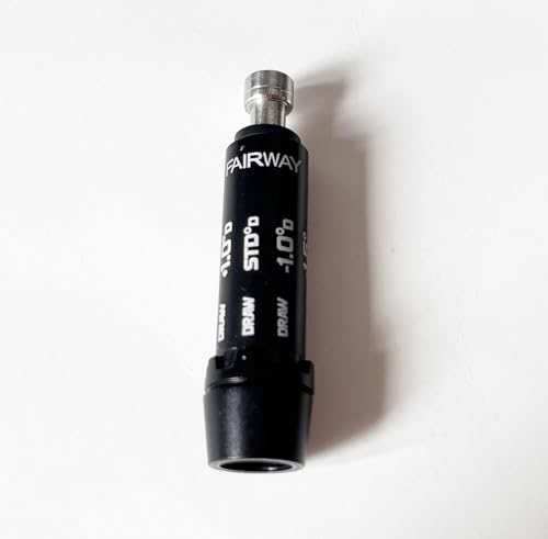 DREE RH/LH Golf Shaft Adapter Sleeve Compatible Fit for Cobra Darkspeed Aerojet LTDX LS Max, Radspeed Speedzone F9 Plus Fairway Wood FW 3W 5W Clubs (Left hand .335), Black