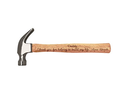 Wooden engraved Hammer,Best Gift for Dad, Birthday Gift, Father's Day Gift, Custom Gift,Anniversary Gift (name)
