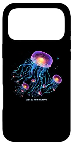 Awesome Cute UnderWater Fish Sea Just Go With Flow JellyFish �X�}�z�P�[�X iPhone 17 Pro Max �p