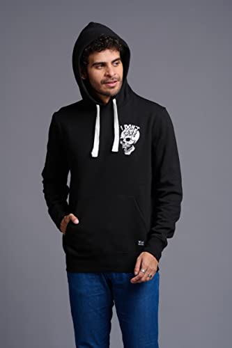 Image of Go Devil Regular Fit 100% Cotton Full Sleeves Winter Wear Stylish Trendy Printed Hoodies Sweatshirt for Men /Boys with Pockets for Everyday Use