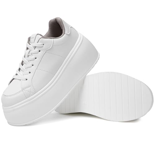 Women's Thick-Soled Fashion Sports Shoes Classic Wedge Casual Lightweight Low-top Walking Shoes2